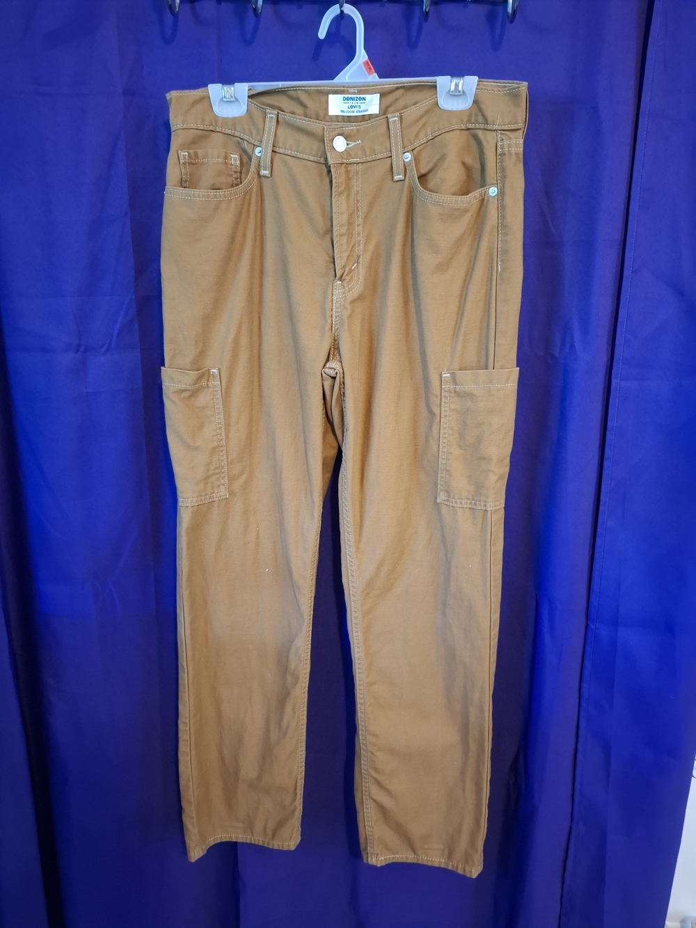 Denizen from Levi's Brown/Tan Cargo Utility Pants